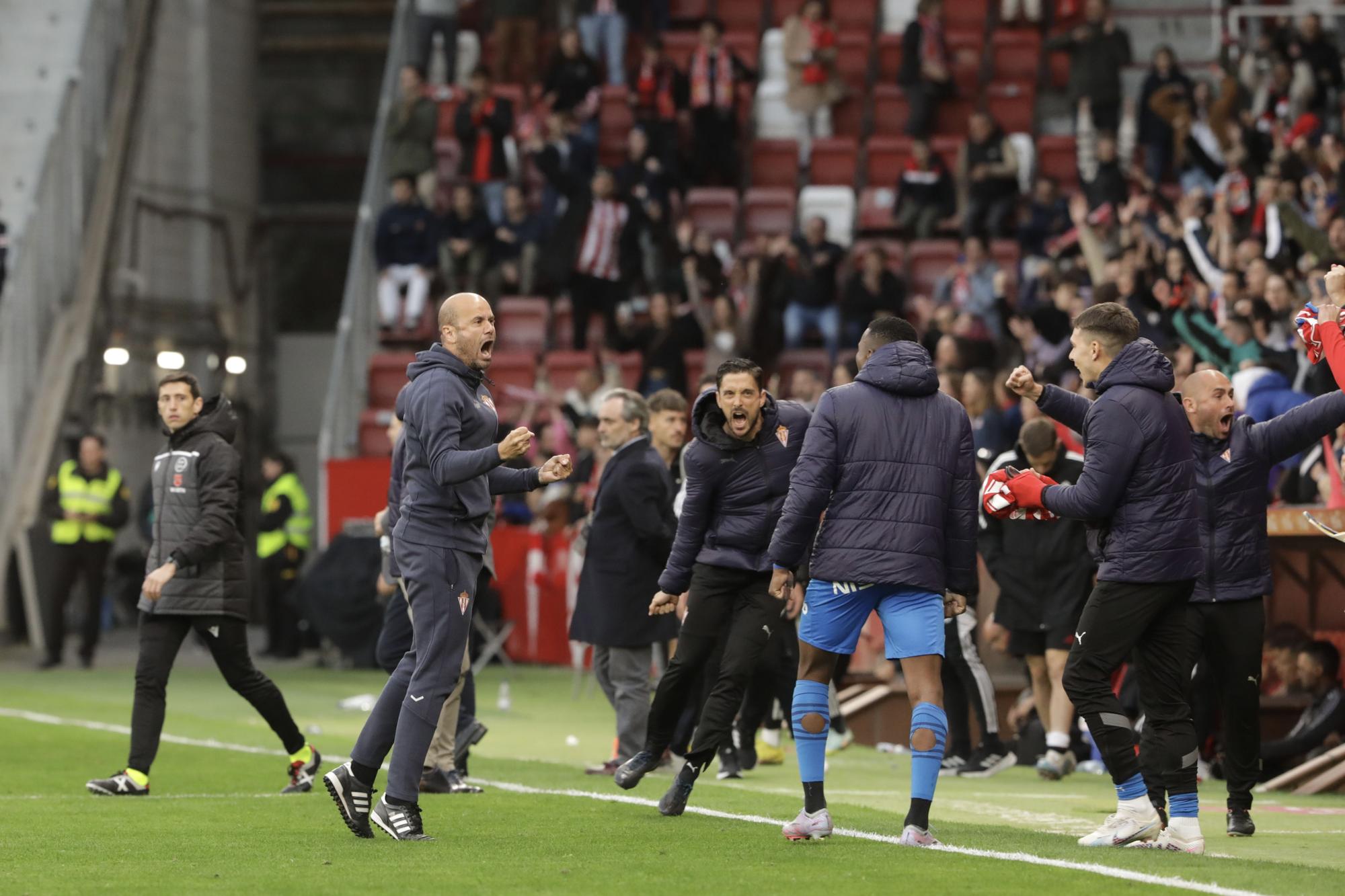 Así fue el encuentro entre el Sporting y el Granada