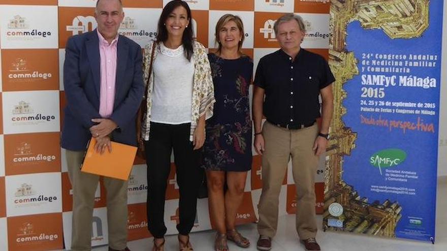 Juan José Sánchez Luque, Mercedes Márquez, Paloma Porras y Jesús Sepúlveda.