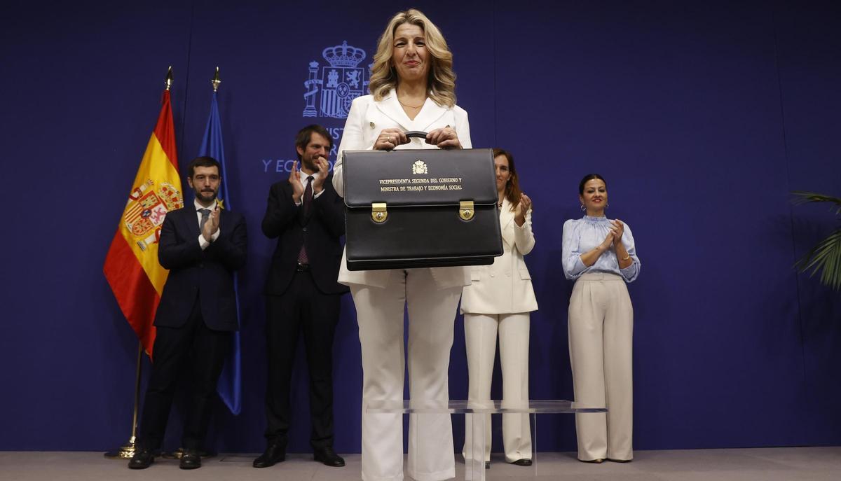Yolanda Díaz asume la cartera de Trabajo Yolanda Díaz asume la cartera de Trabajo