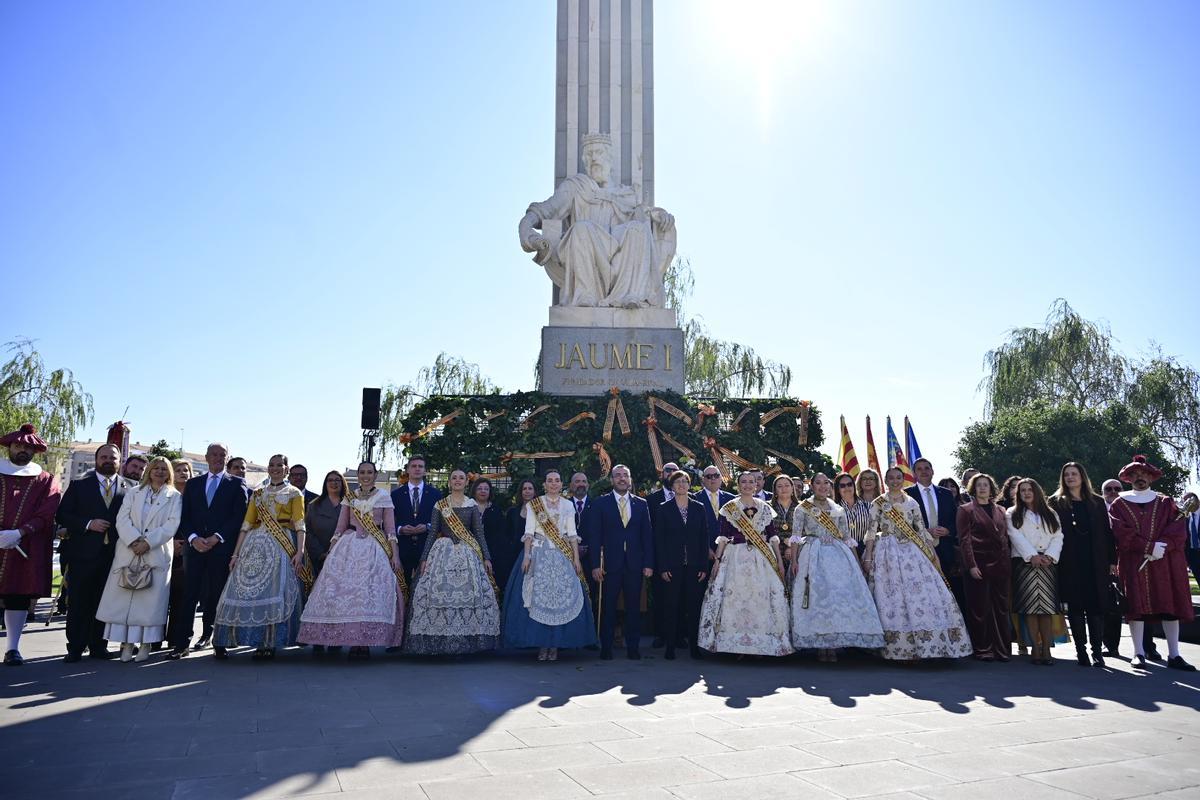 Galeria de fotos de l'homenatge a Jaume I en les festes fundacionals de Vila-real
