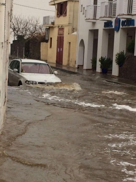 Temporal de vent i aigua a les comarques gironines