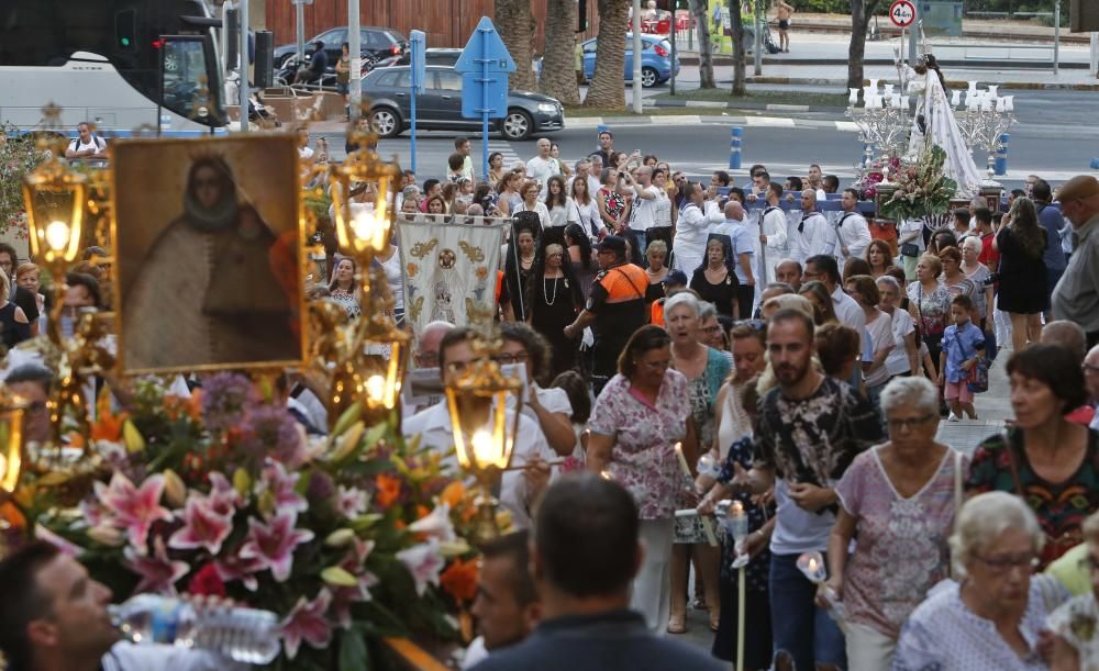 Procesión en honor a la Virgen del Socorro