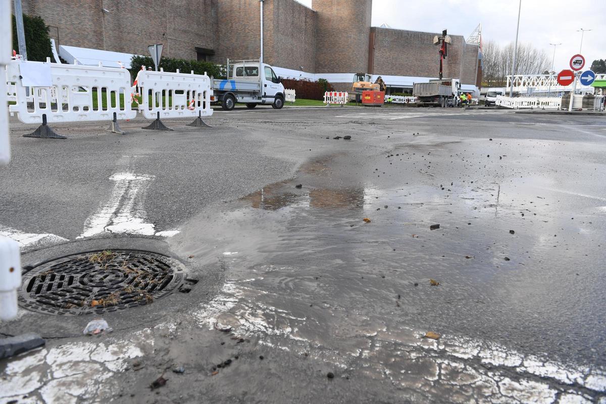 Estado del parking en la tarde de este jueves