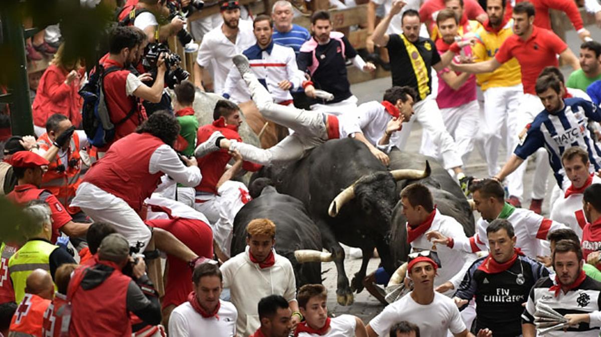 Onze ferits en lúltim encierro de Sant Fermí