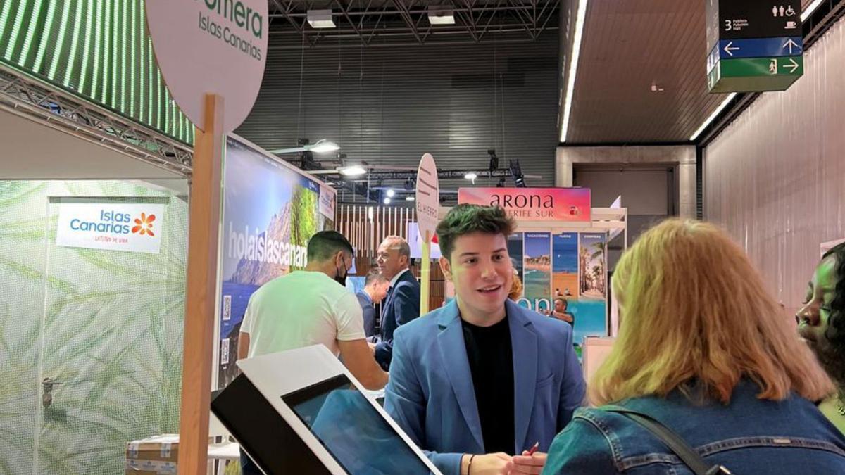 Stand de Turismo de La Gomera en la feria Expovacaciones de Bilbao. | | E.D.