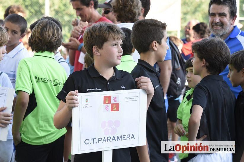 Inauguración del Campeonato Nacional de Tenis Alevín en el Club Cordillera