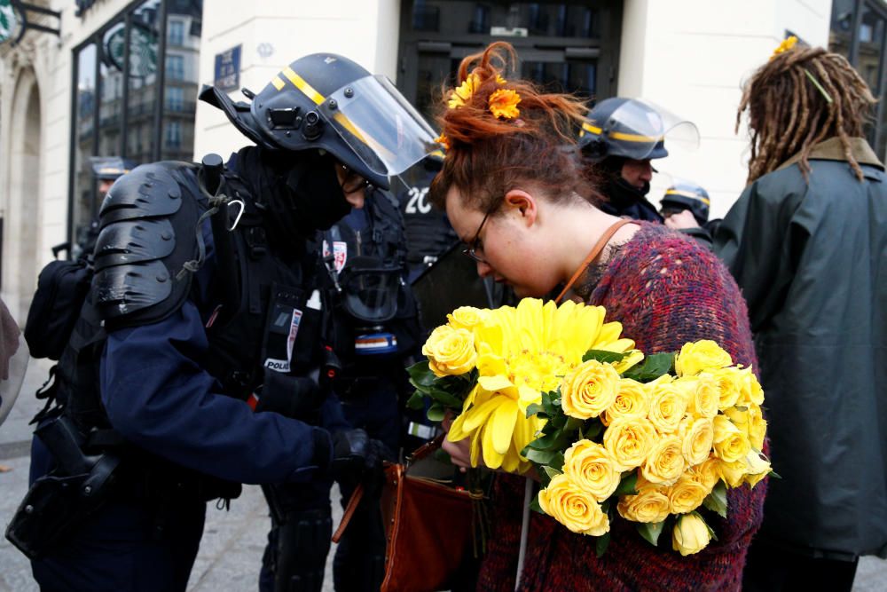 Protesta de los ''chalecos amarillos'' en París