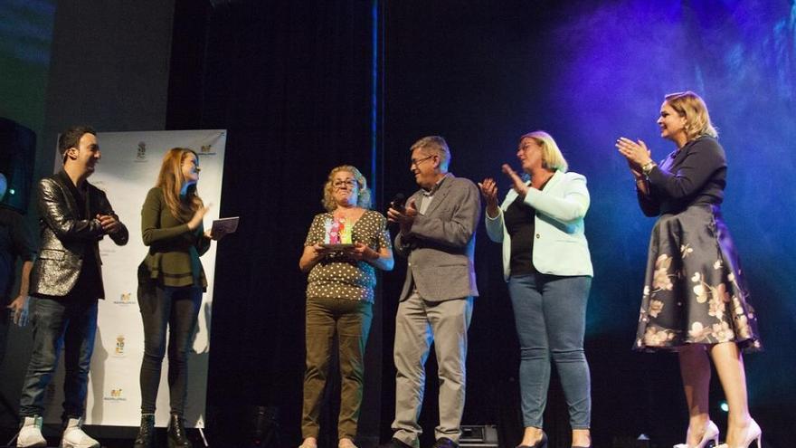 Celebración de la gala de la inclusión, este lunes, en el Centro Cultural de Maspalomas.