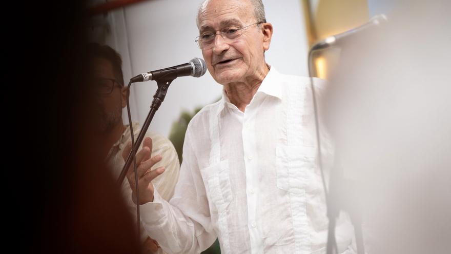 El alcalde de Málaga, Francisco de la Torre, en uno de los actos de la Feria de Málaga 2024