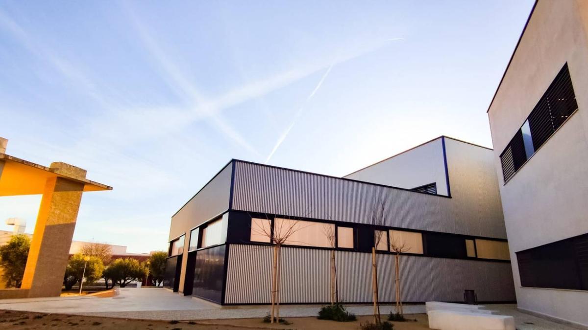 El aulario de FP de Alcañiz en el Bajo Aragón.