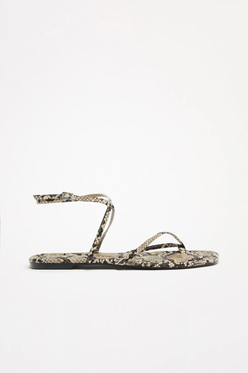 Sandalias 'animal print'