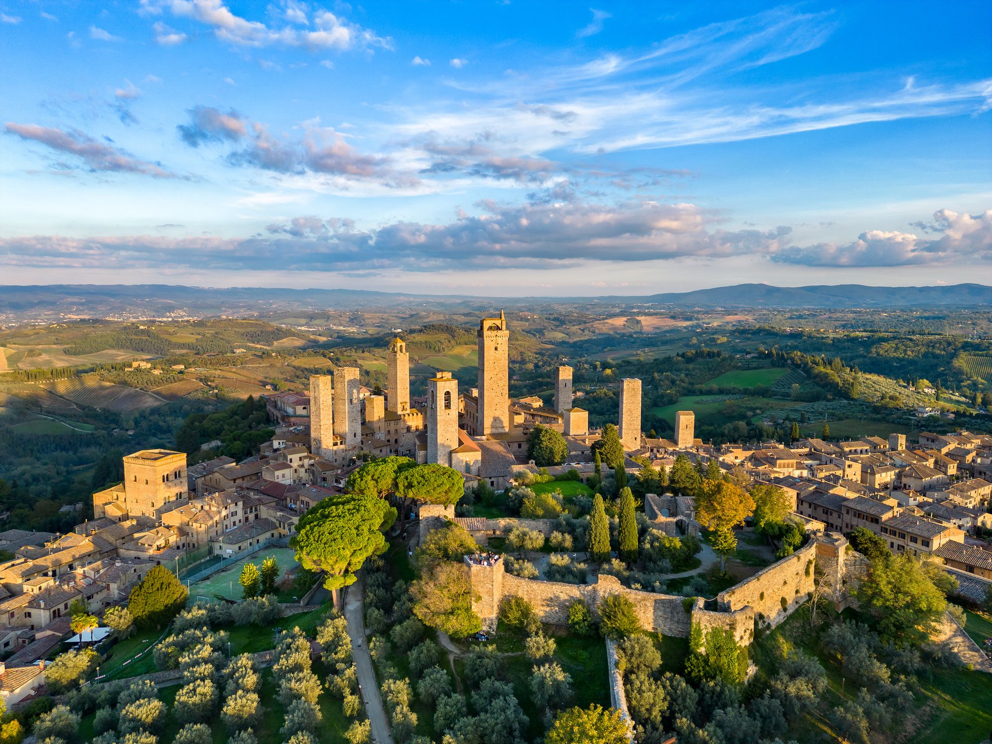Las torres de San Gimignano dominan el horizonte de esta ciudad medieval