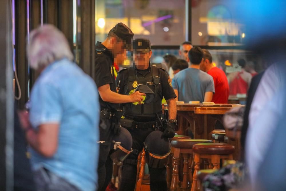 La Policía toma el Bierkönig de Playa de Palma