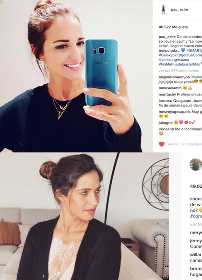 Sara y Paula: moño contra moño