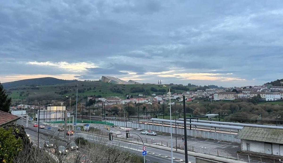 Vista de la CdC desde la praza da Constitución