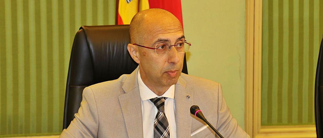 El director de la Oficina de Lucha contra la Corrupción, Jaume Far, en el Parlament.