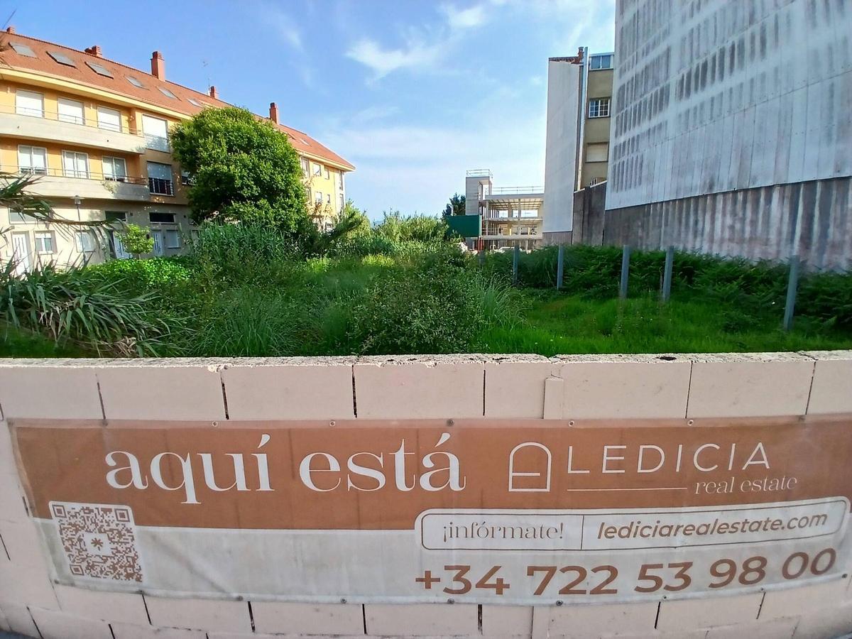 Parcela que Ledicia Real compró a la Sareb