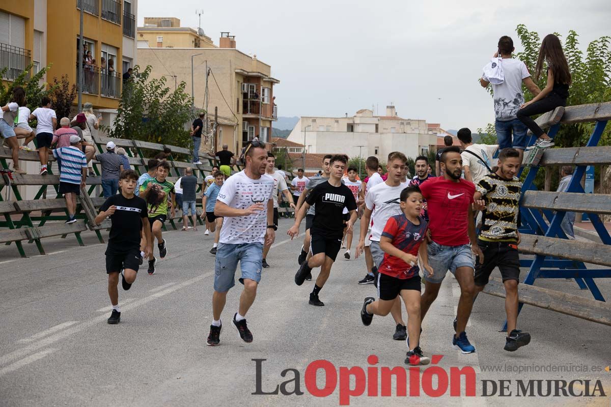 Chupinazo y encierro chico en Calasparra