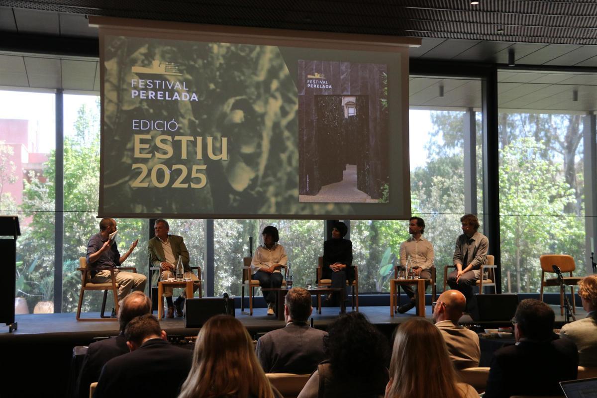 La roda de premsa de presentació de la programació del 2025 del festival de Peralada La roda de premsa de presentació de la programació del 2025 del festival de Peralada