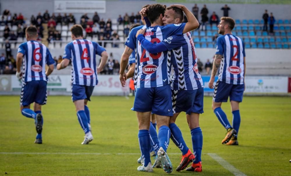 El Alcoyano se ha impuesto al Eldense (2-0) y ha aumentado a 9 puntos la diferencia con el Intercity.