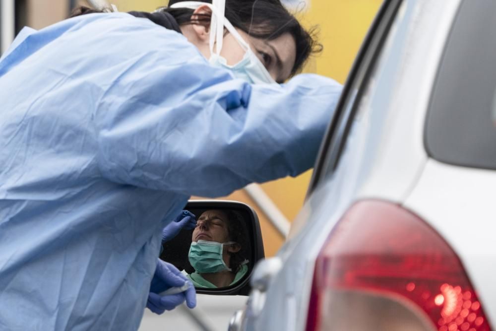 Los profesionales sanitarios se hacen el test