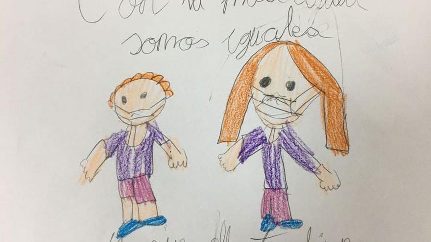 Uno de los dibujos ganadores del Concurso.