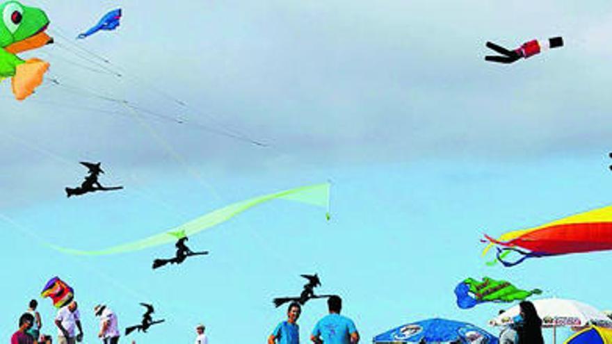 Burros volando en Corralejo