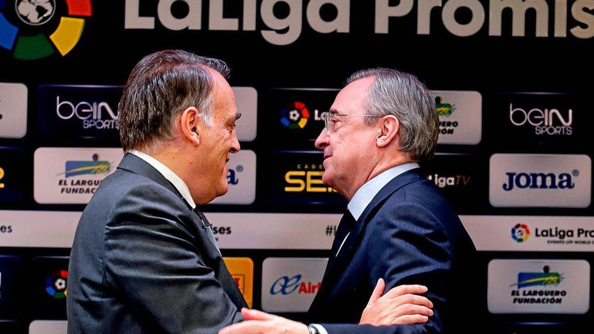 La 'pullita' de Tebas a Florentino: "Cuando viene la NFL estamos encantados"