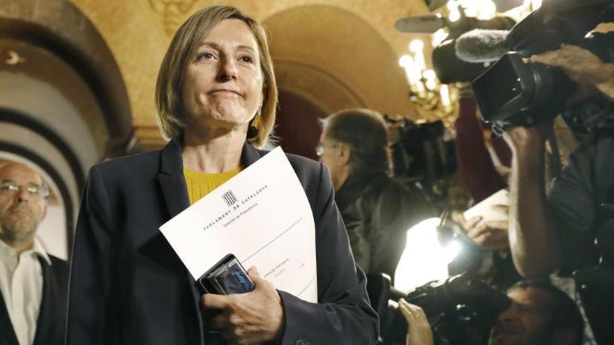 La presidenta del Parlament, Carme Forcadell.