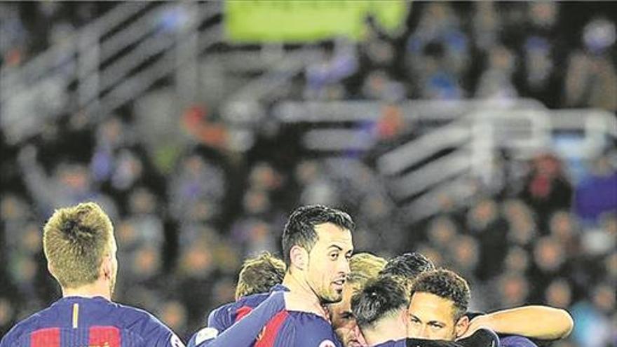 Neymar adelanta al Barcelona en la eliminatoria