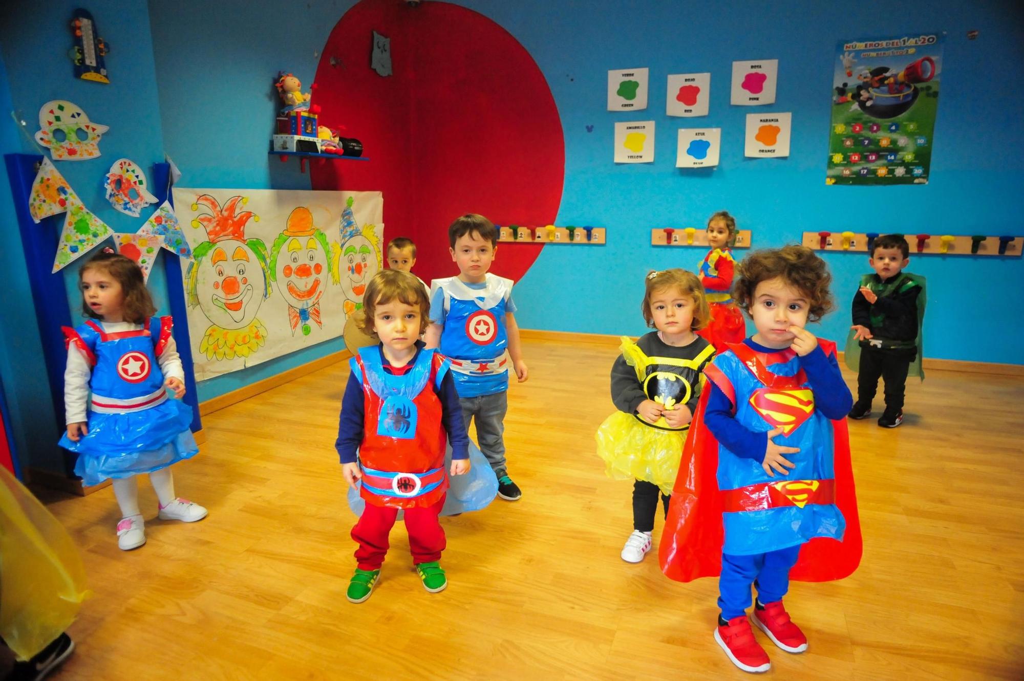 Carnaval infantil en los colegios de Vilagarcía