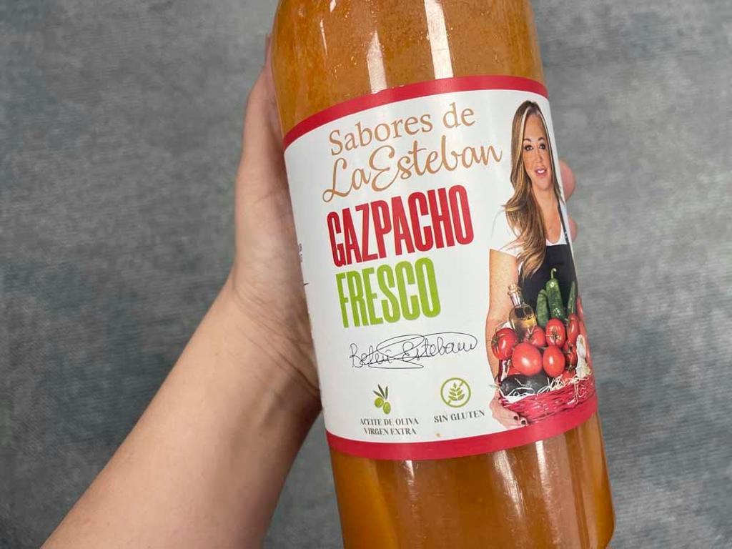 Botella de gazpacho de Sabores de la Esteban (Belén Esteban)