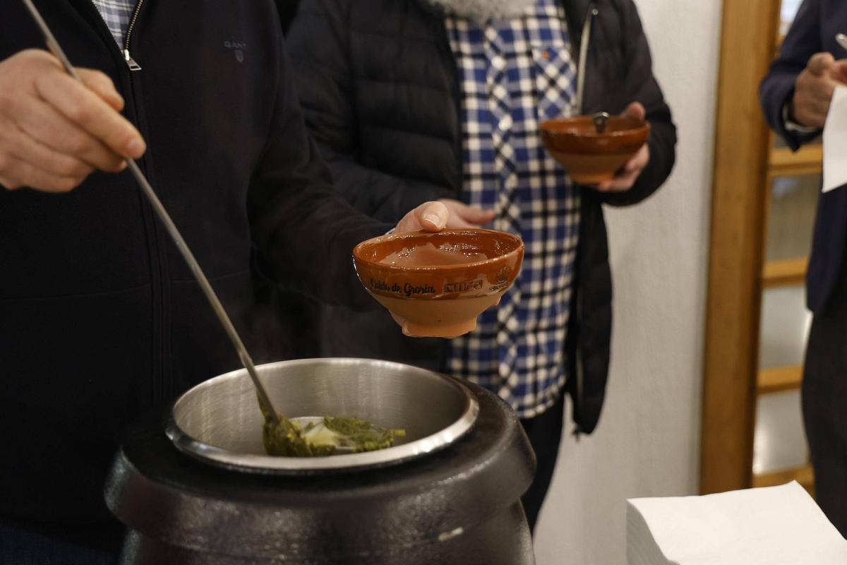Na presentación no CIFP Lamas de Abade degustouse o Caldo de Gloria