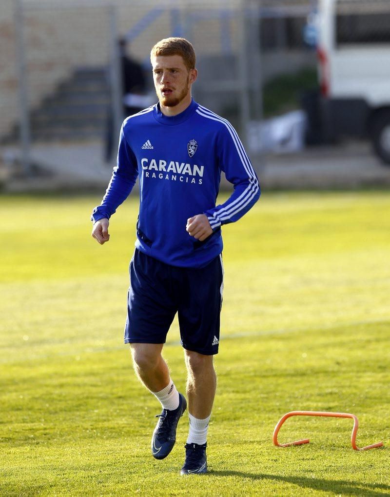 Entrenamiento del Real Zaragoza, 25 de febrero