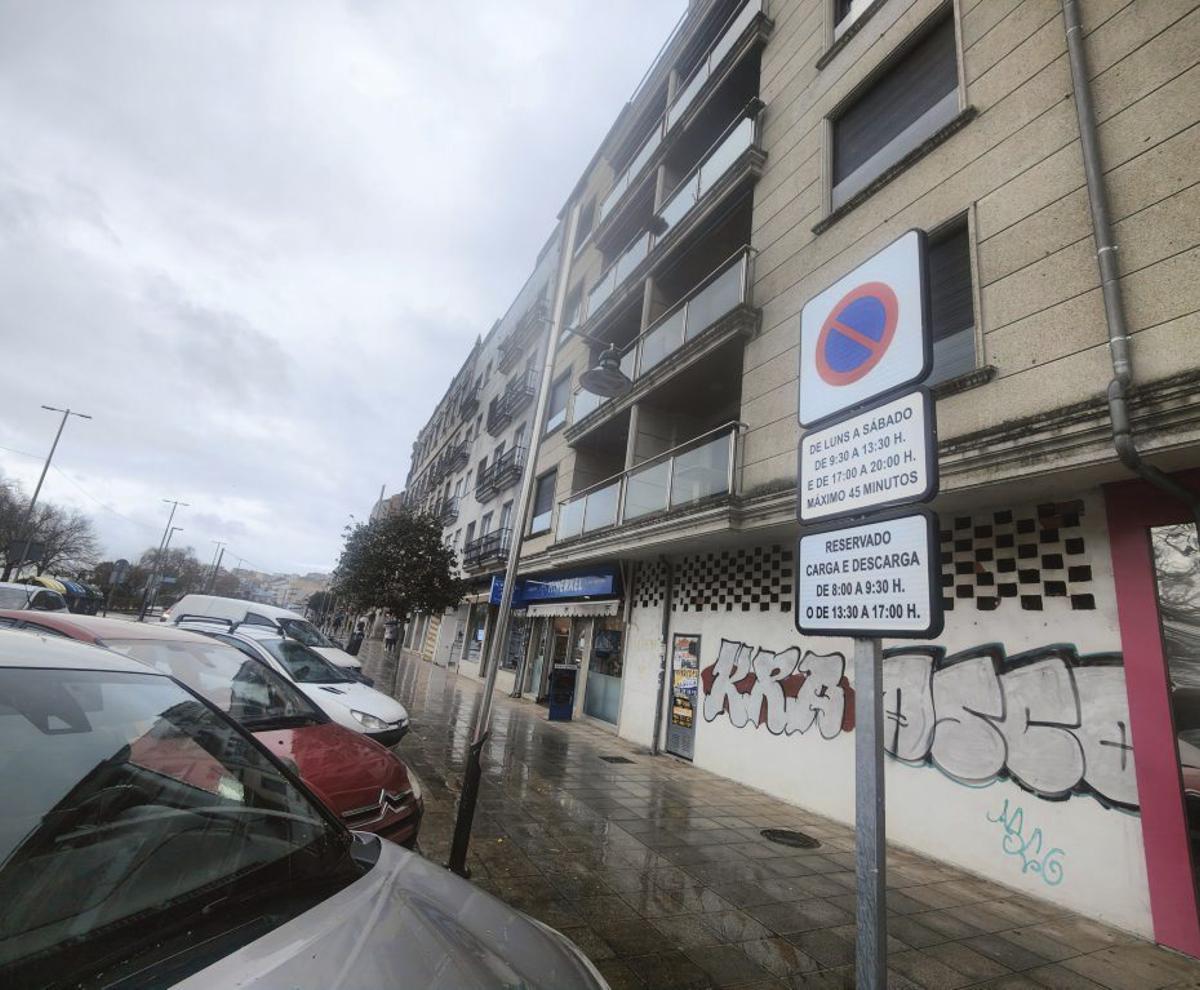 La señalización, ayer, con el nuevo margen de tiempo. | GONZALO NÚÑEZ