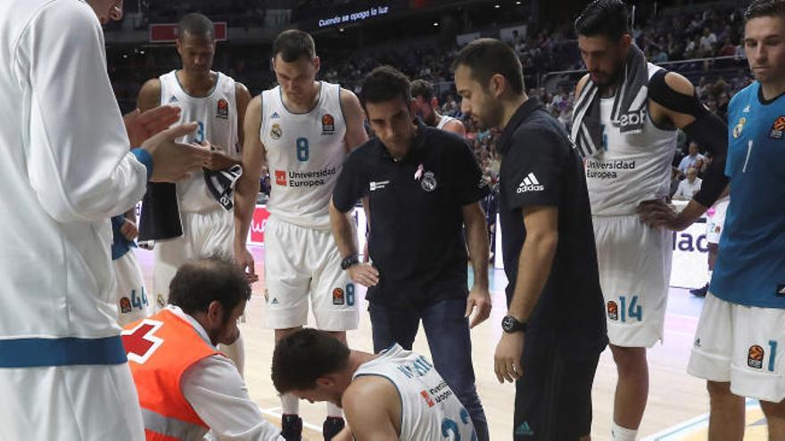 Baja de última hora en el Madrid para medirse al Valencia BC