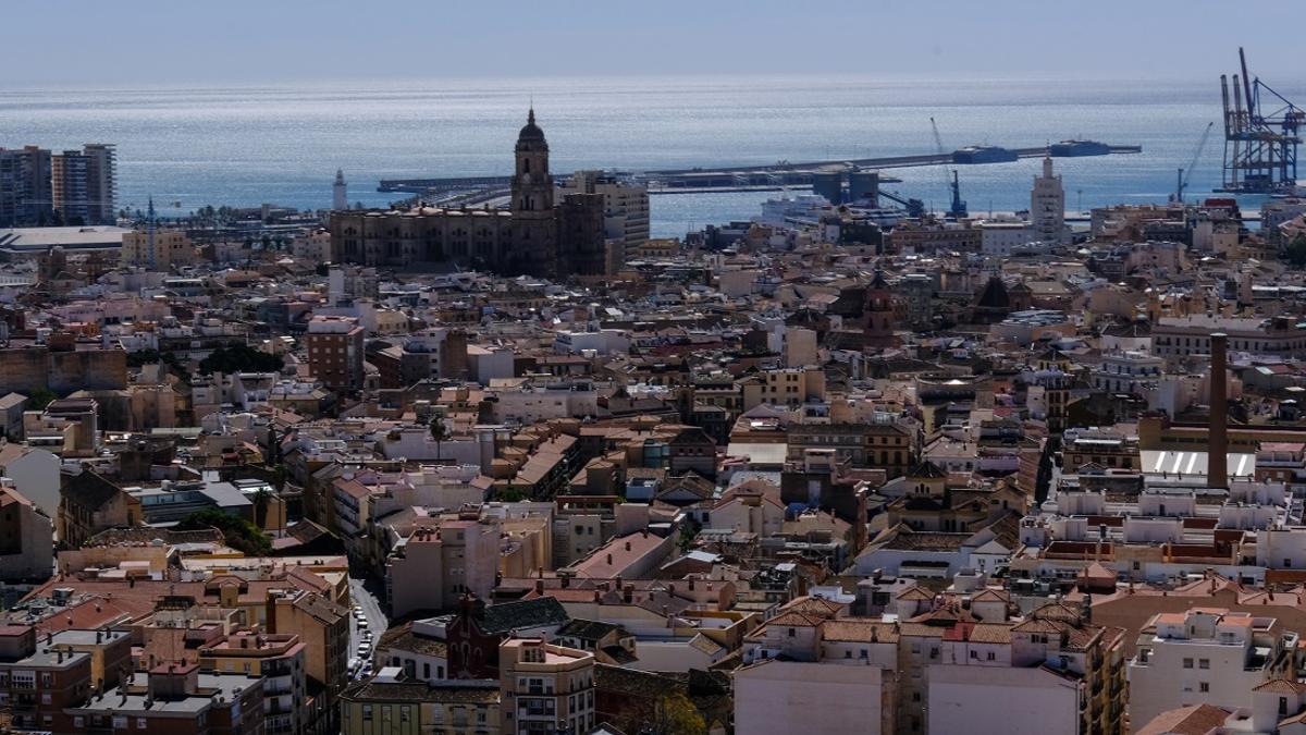 Una vista de Málaga, considerada la capital andaluza con mayor cumplimiento de los estándares de Smart City.