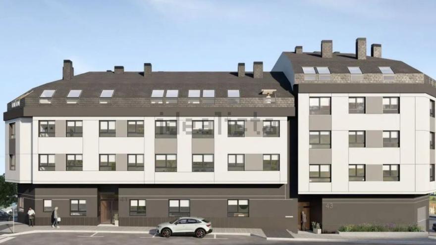 Vista de la futura urbanización en la Travesía de Pastoriza. |  Idealista