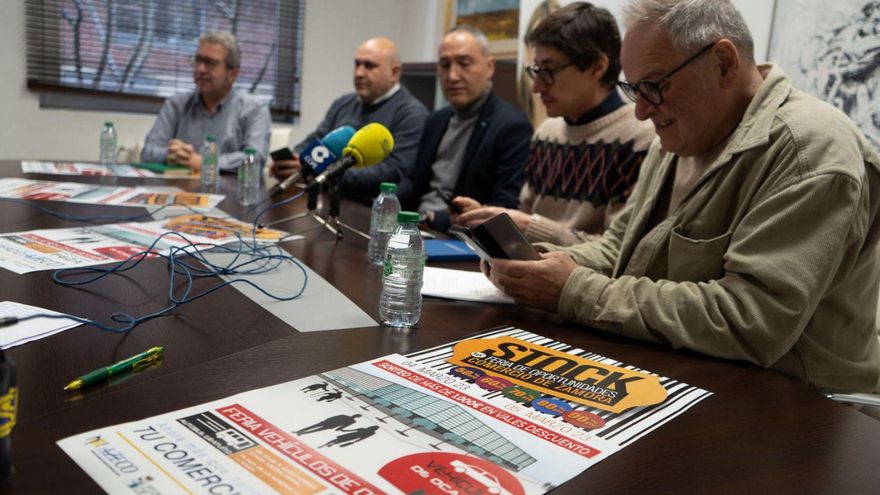 Rueda de prensa de presentación de la feria del stock. |