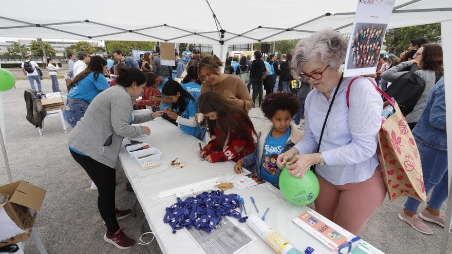 Juegos, diversión y &#039;festa de la llengua&#039; en las Trobades d&#039;Escoles en València en el campus de Tarongers