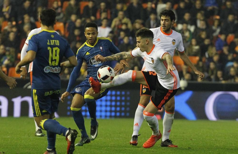 Las mejores imágenes del Valencia - Celta de Copa