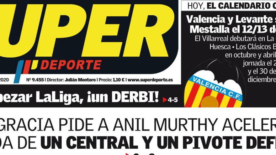 Esta es la portada de SUPER de este martes