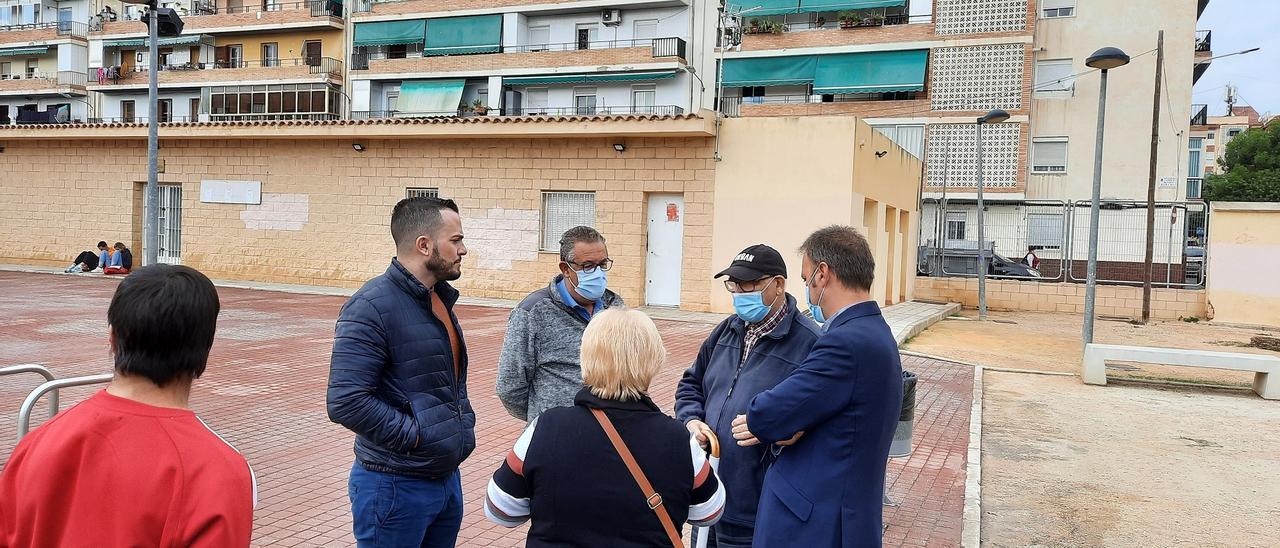 Visita al campo de fútbol municipal de Virgen del Remedio