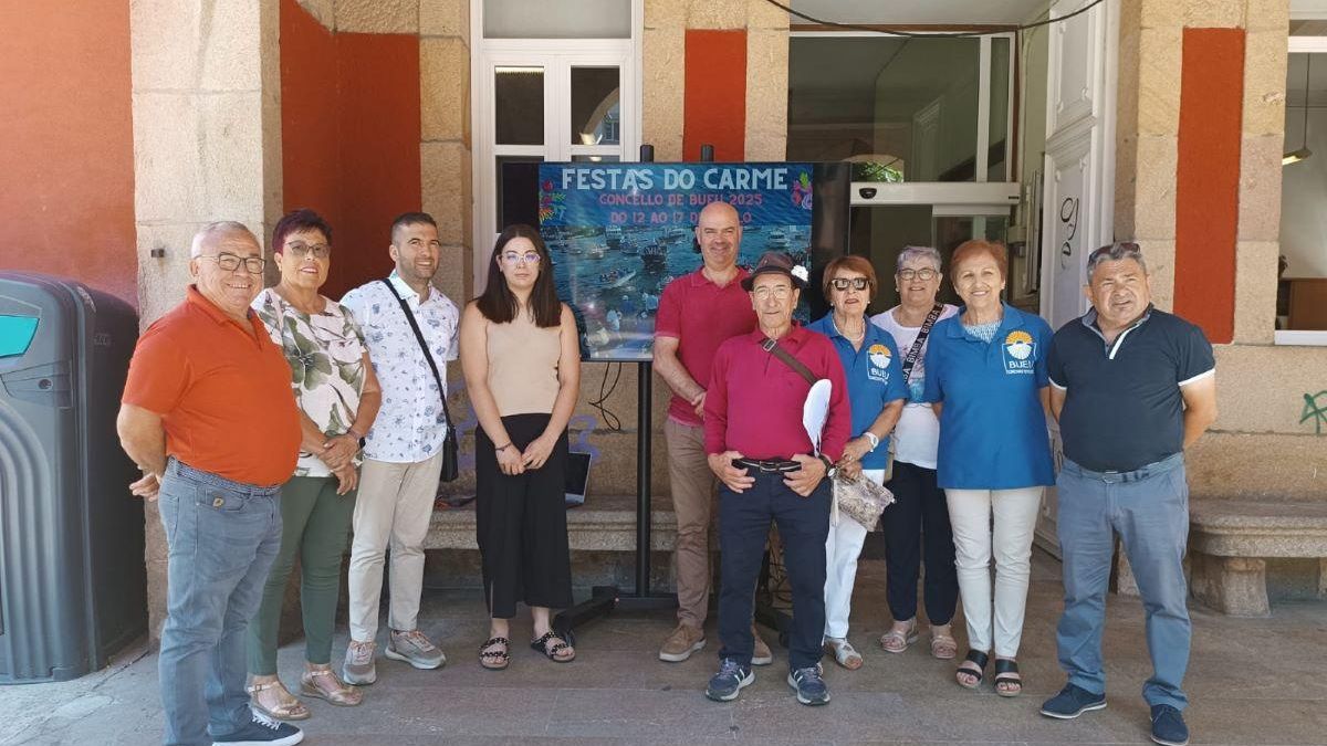 Presentación de las Festas do Carme de Bueu.