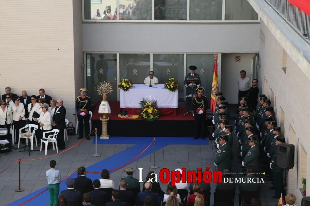 Izado de bandera en Lorca por la Hispanidad