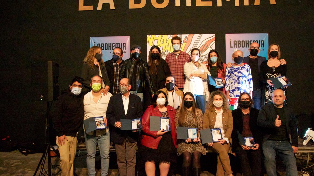 Todos los premiados en la gala QuBo, organizada por La Bohemia