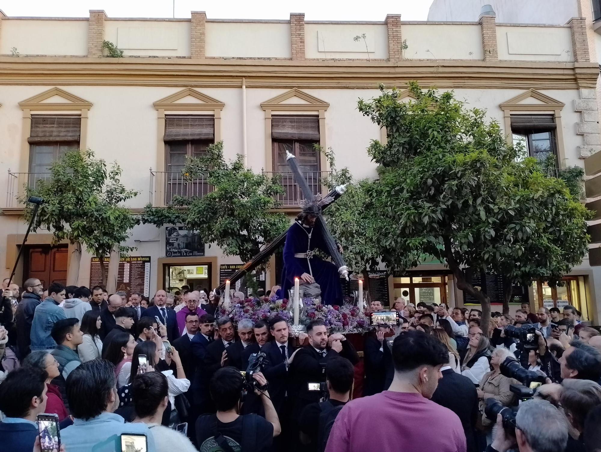 El Nazareno de los Pasos vuelve a presidir el vía crucis oficial de Málaga