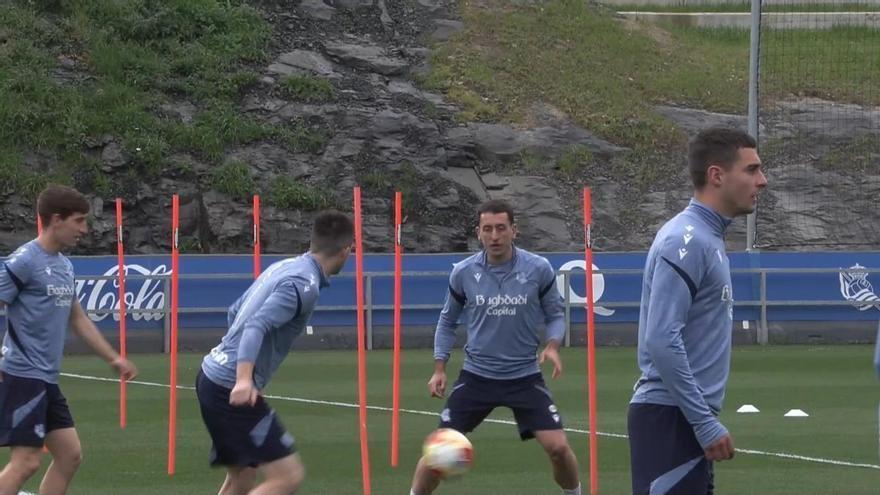 La Real Sociedad prepara el encuentro de vuelta de semifinales de Copa ante el Athletic