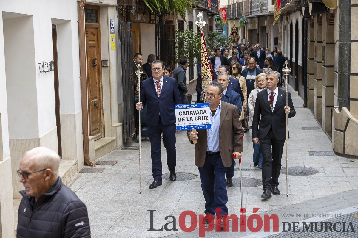 Cofradías y Hermandades de Semana Santa Peregrinan a Caravaca