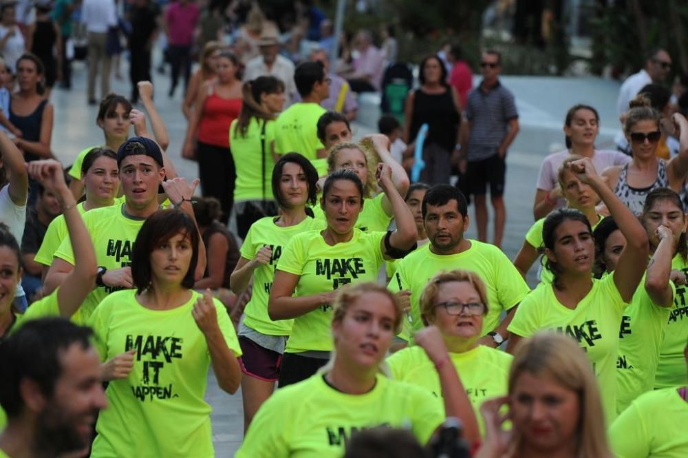 Zumba en la Avenida Libertad